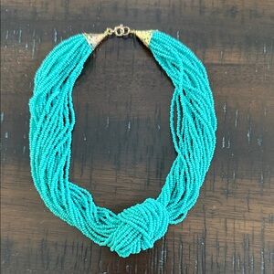 Elegant Turquoise Beaded Necklace